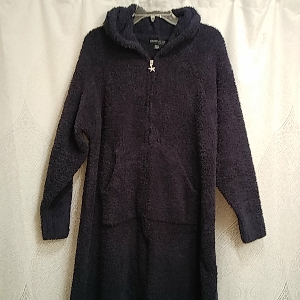 Barefoot dreams Cozy Chic hooded zip robe